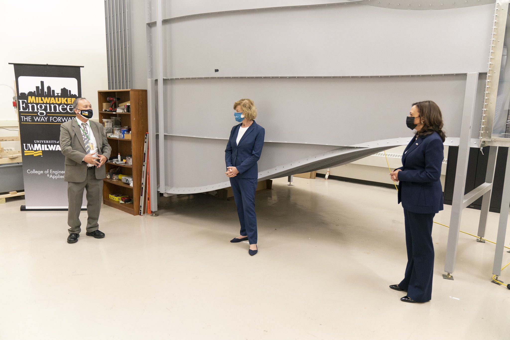 US Vice President Kamala Harris Visits Wisconsin IAC